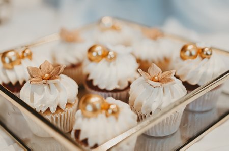 Mini cupcake trouwen